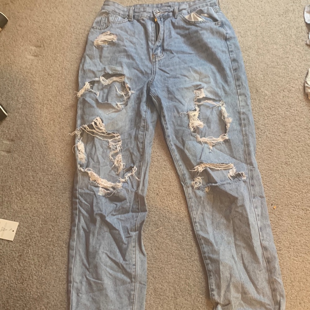 shein mom jeans size large
